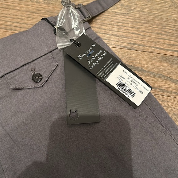 NWT Men’s Greyson Amagansett Trouser Pant Grey 30/32 - Picture 5 of 7